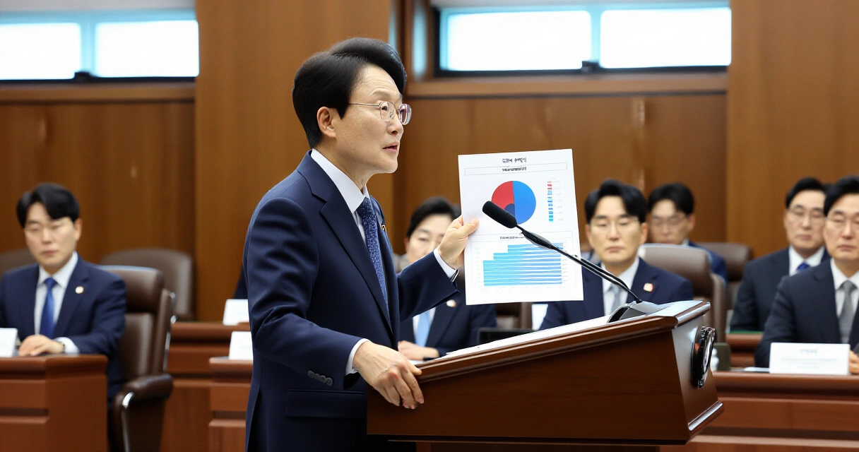 박홍근 기획재정부장관이 2027년도 예산안을 발표하는 국무회의 장면